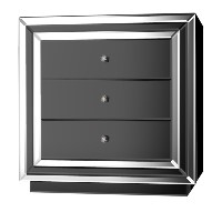 Sängbord Svart