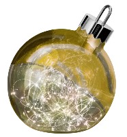 Dekorationskula Ornament Guld 30